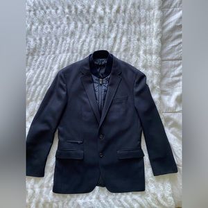 NWOT Hugo Boss Navy Down Filled SLIM-FIT JACKET WITH PADDED INNER BIB